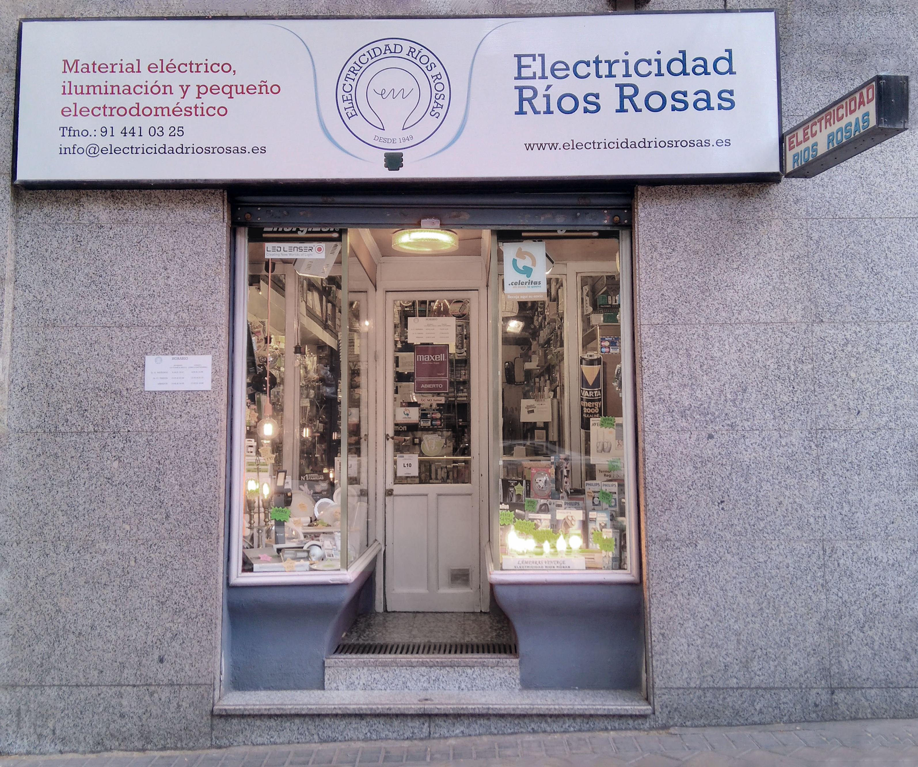 Tienda Electricidad Ríos Rosas